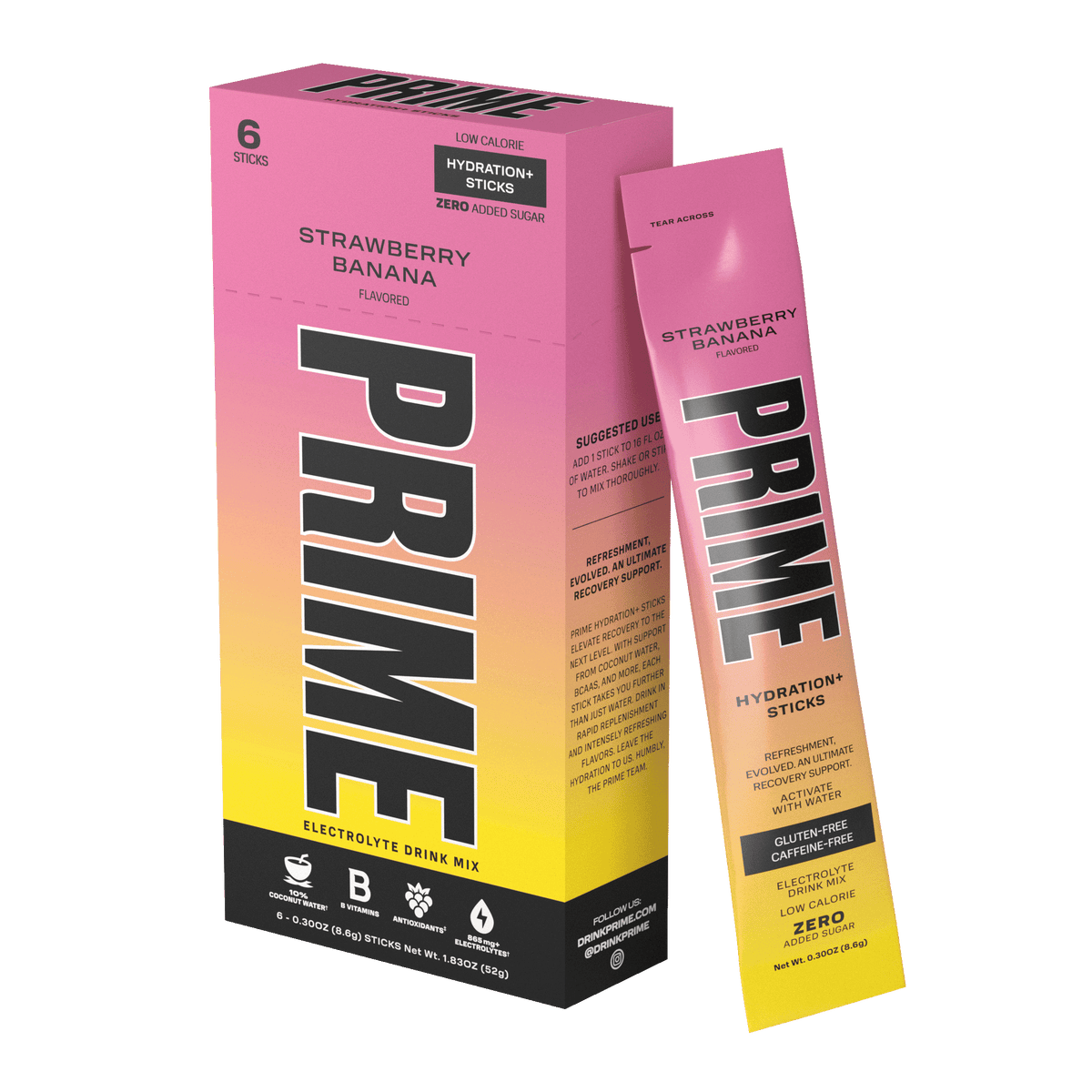 Hydration+ Sticks - Strawberry Banana